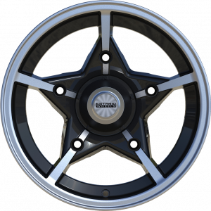 Estanio 5-spoke in 16" x 5,5" with 5x205 mm Bolt Pattern wheel set / 4 pcs