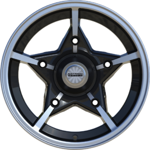 Estanio 5-spoke in 16″ × 5,5″ with 5×205 mm Bolt Pattern wheel set / 4 pcs